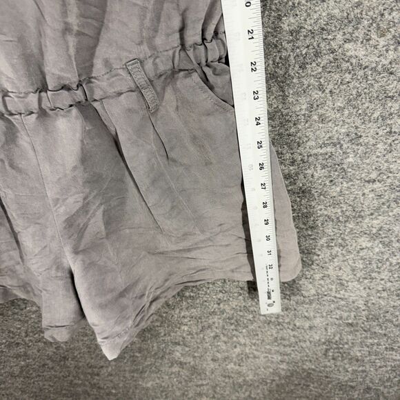 New York & Company Jumpsuit Women M Medium Gray Rayon Sleeveless Elastic Waist - Picture 6 of 8